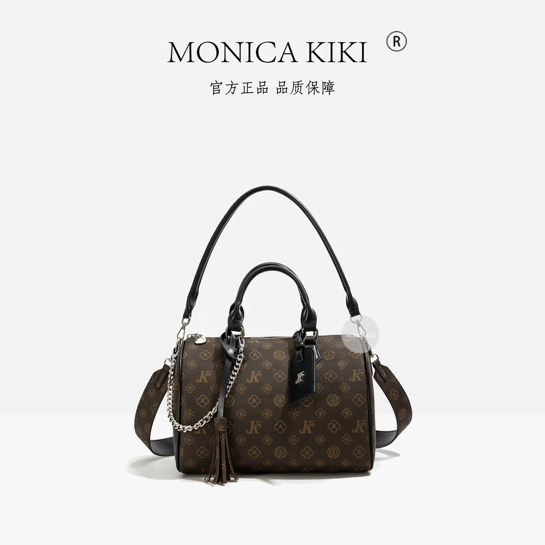 MONICA KIKI/莫妮卡奇奇复古轻奢高级质感单肩斜挎枕头包5111