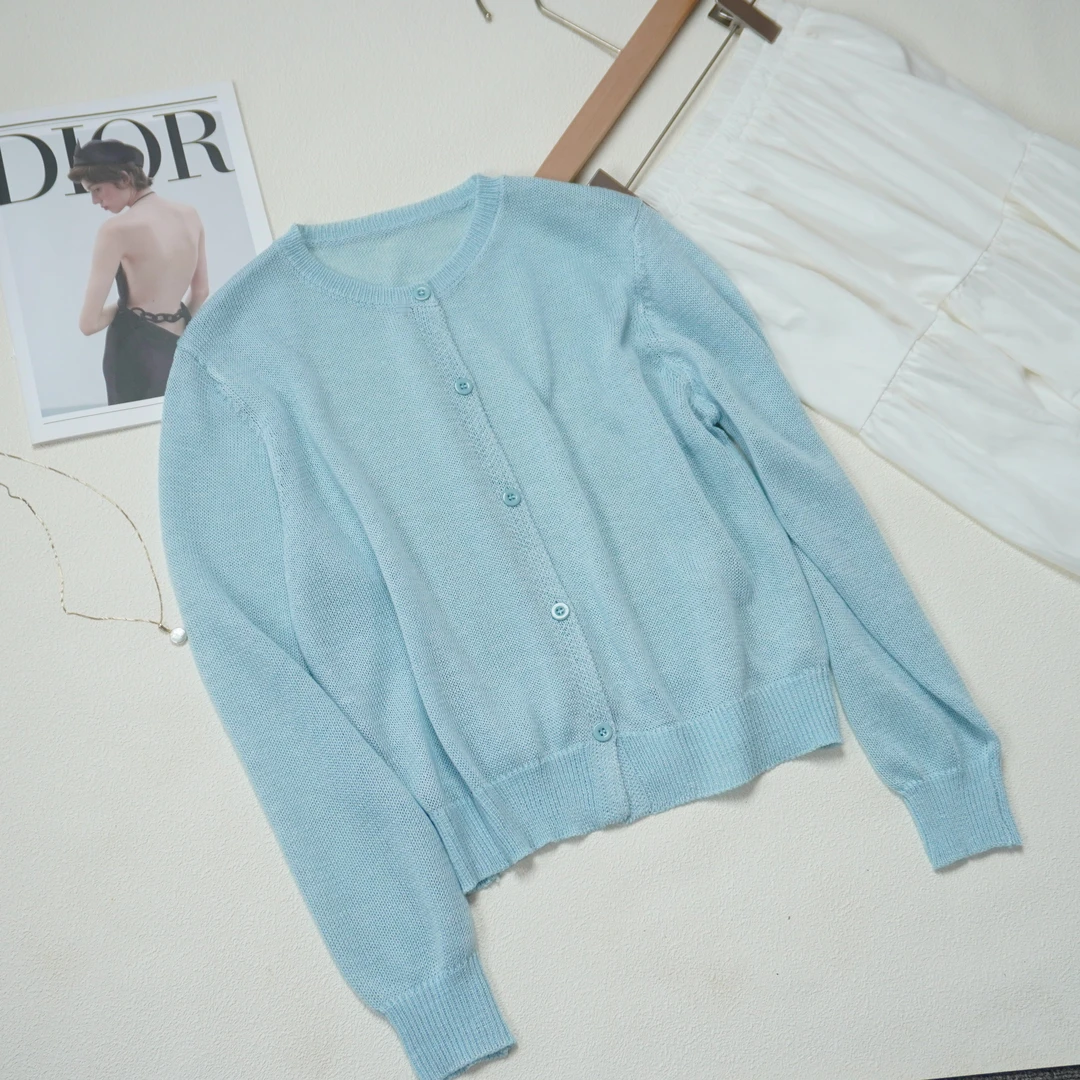 女夏季百搭显瘦针织开衫