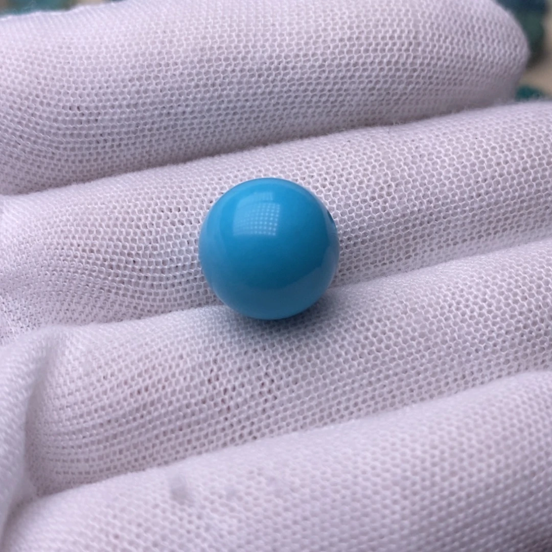 绿松石未镶嵌绿松石圆珠13.8