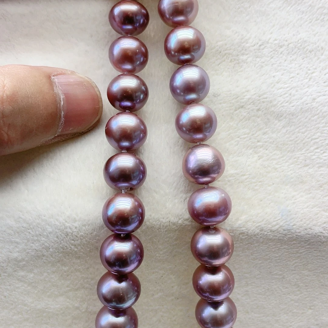 淡水珍珠颈饰银S925镶嵌