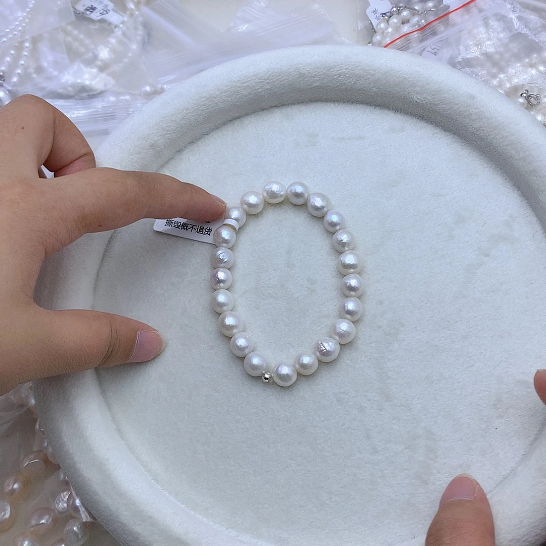 颈饰淡水珍珠合金