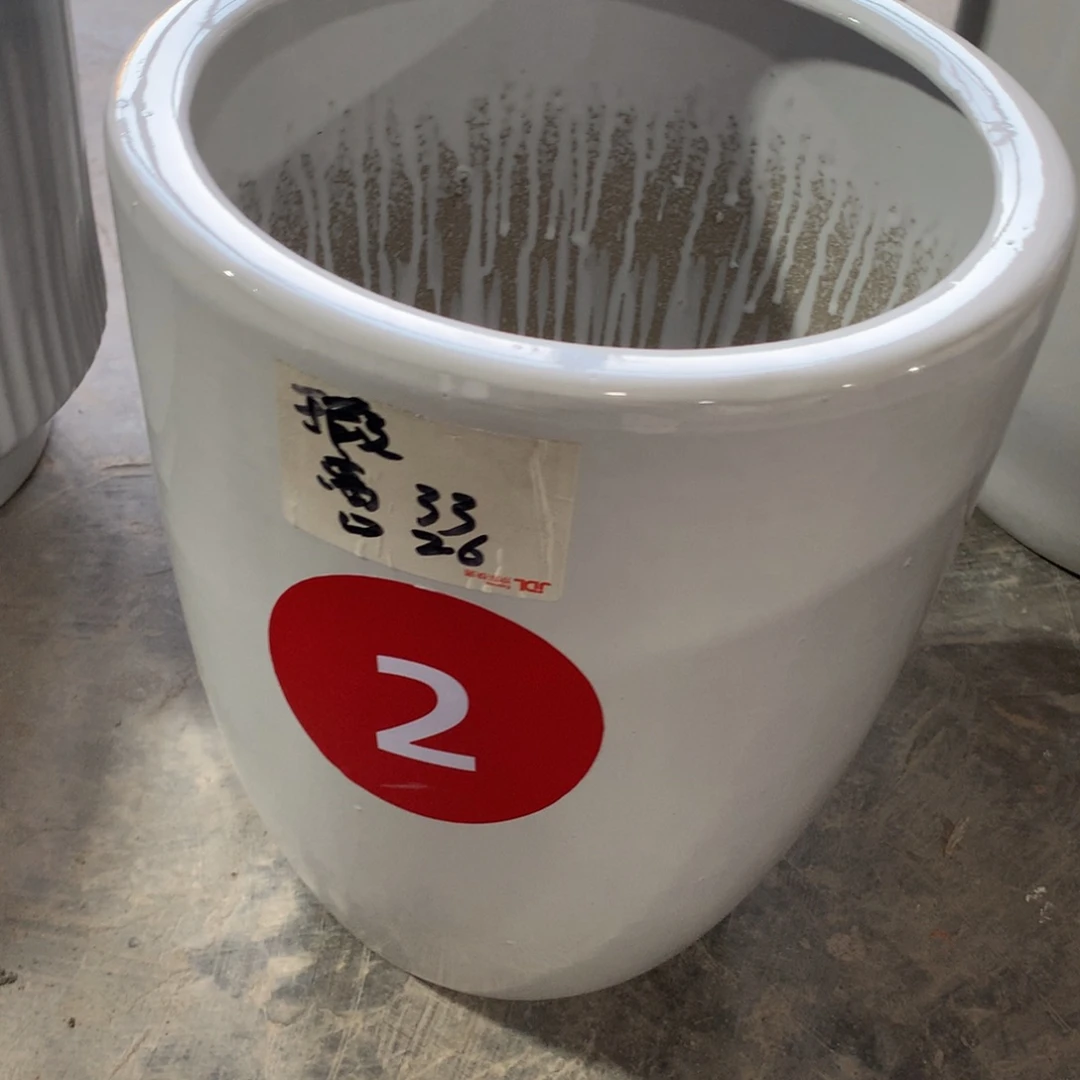 微瑕高温陶瓷花盆