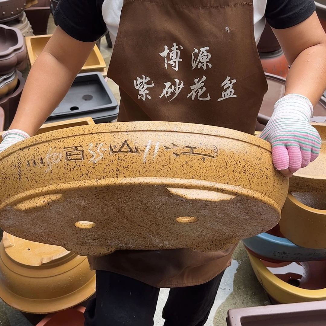 紫砂花盆盆景艺术