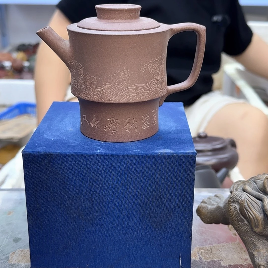 茶壶紫砂宜兴紫砂壶瑕疵处理