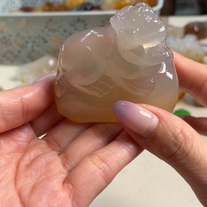 玛瑙/玉髓未镶嵌吊坠(不含链)