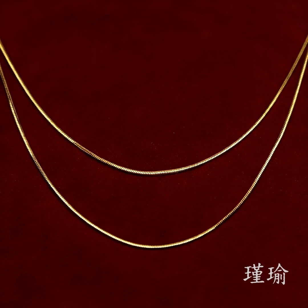 K04246经典黄色四角蛇骨项链多样性发货48304