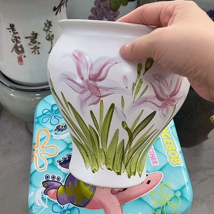 摆件1xc景德镇陶瓷花盆