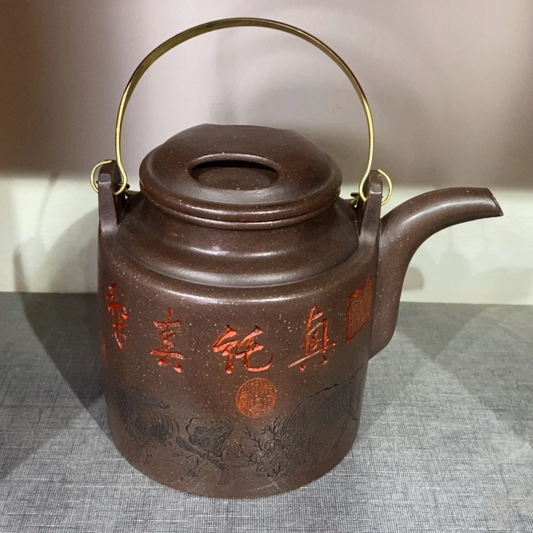 茶壶紫砂白15 洋桶