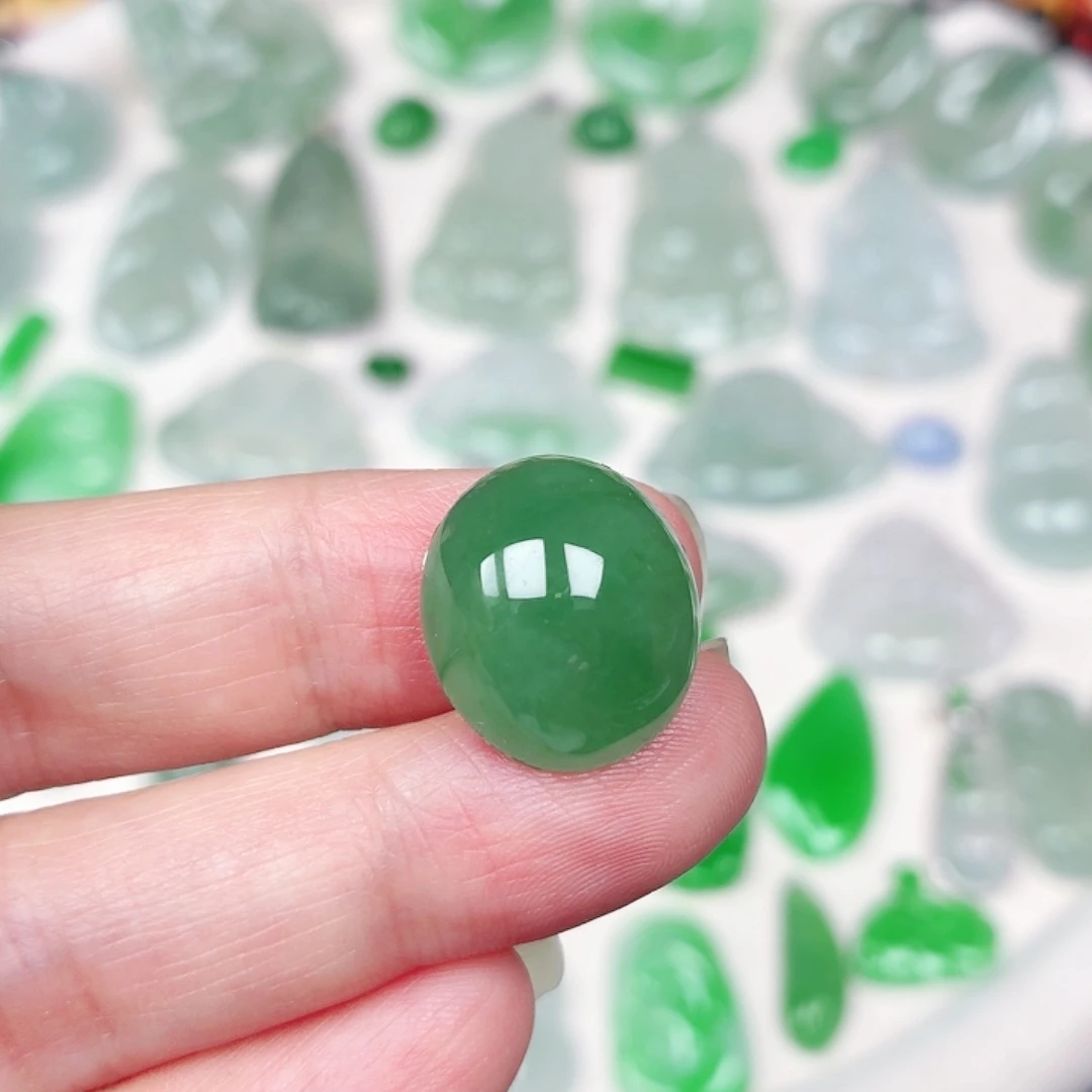 翡翠裸石缅甸天然A货翡翠