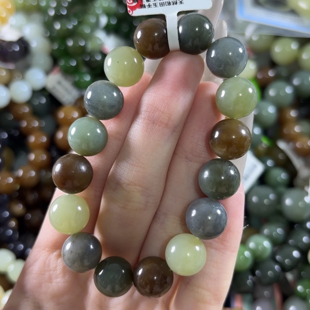 和田玉未镶嵌手链58