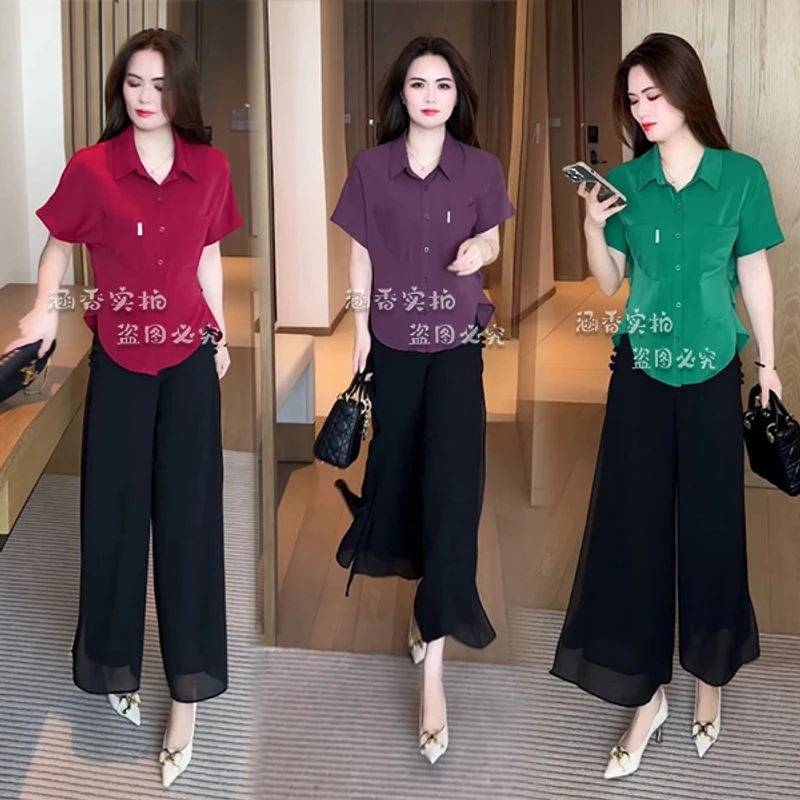 夏季尤莱特穿搭衬衫休闲洋气气质显瘦减龄女神上衣宽松时尚轻熟