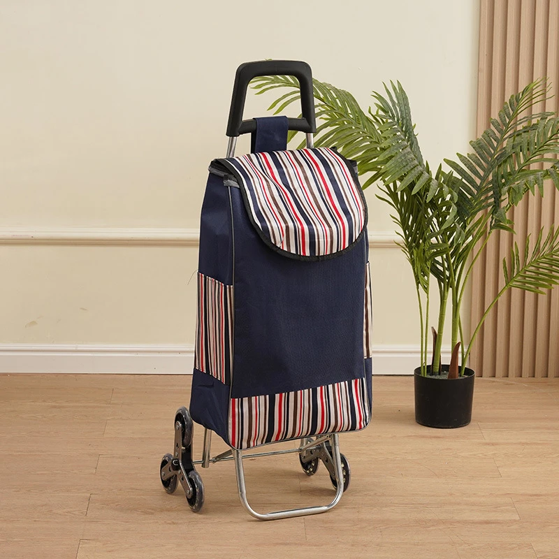 【买菜专属】新款折叠购物车加厚牛津布家用买菜小拉车老人购物车