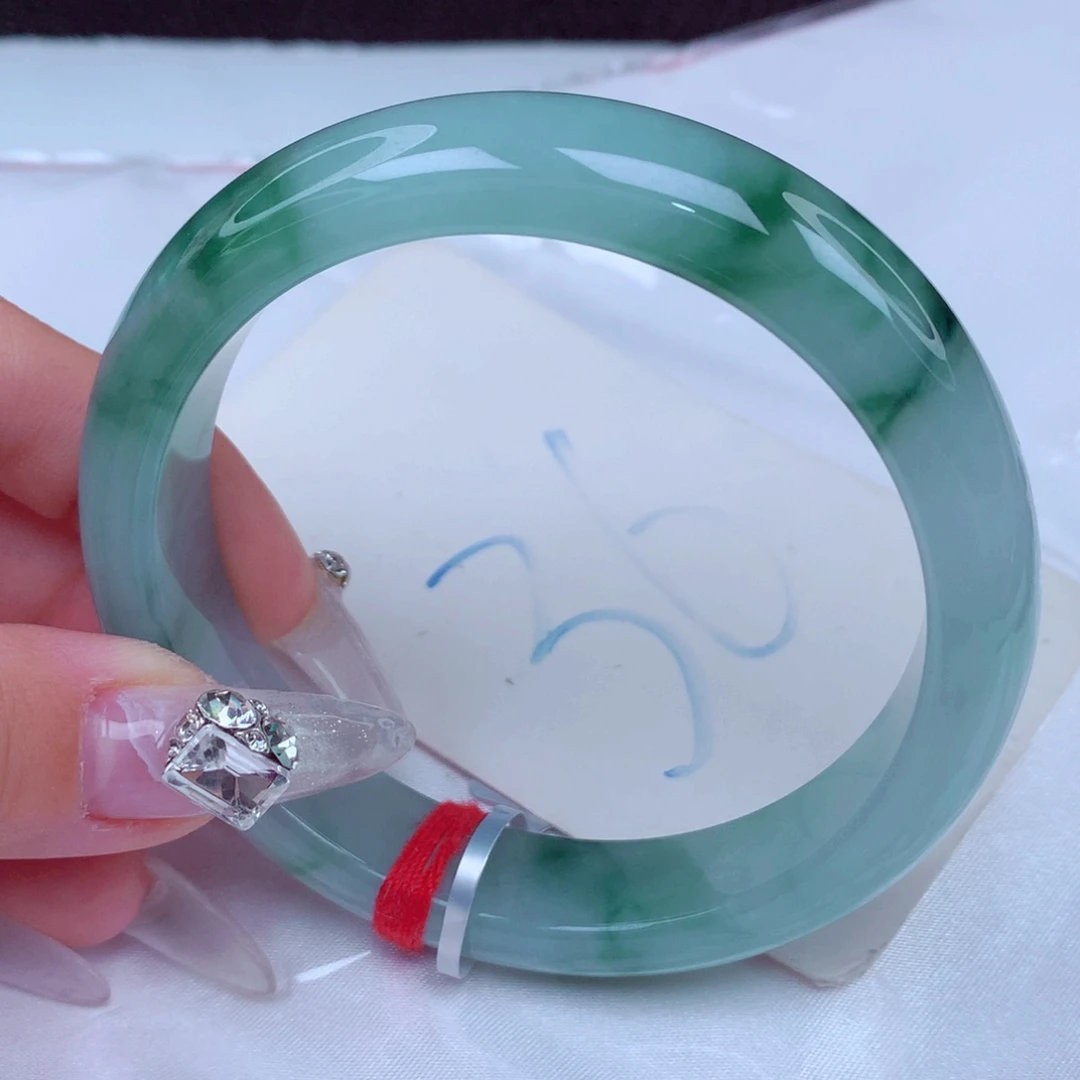 翡翠手镯未镶嵌天然缅甸翡翠A货手镯