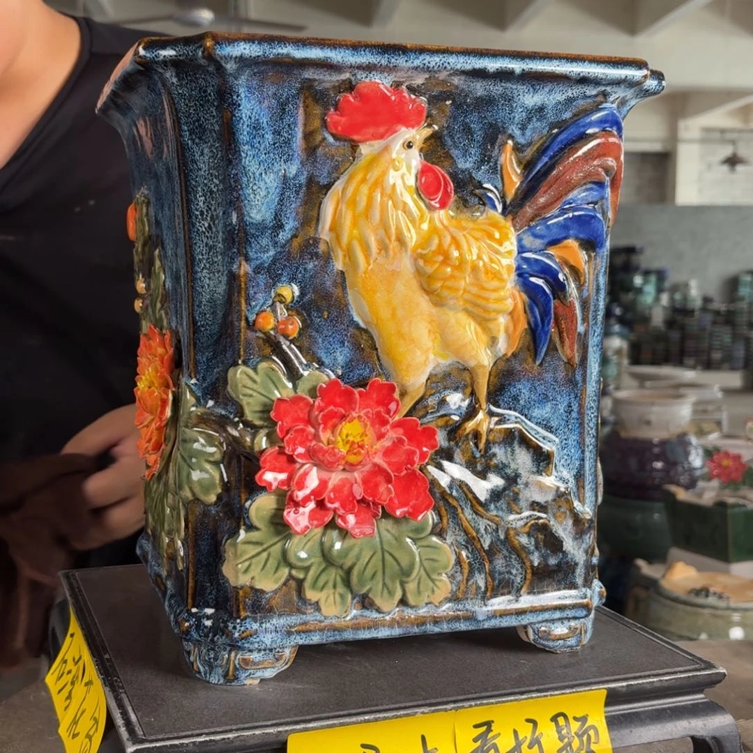 。一风堂石湾花盆 内21*27