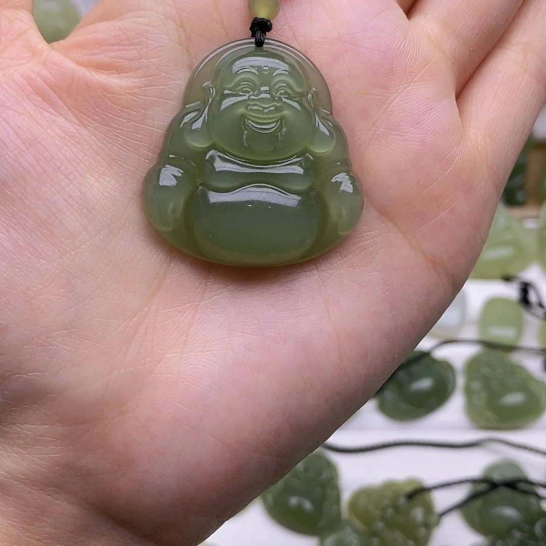 和田玉颈饰未镶嵌王*毛