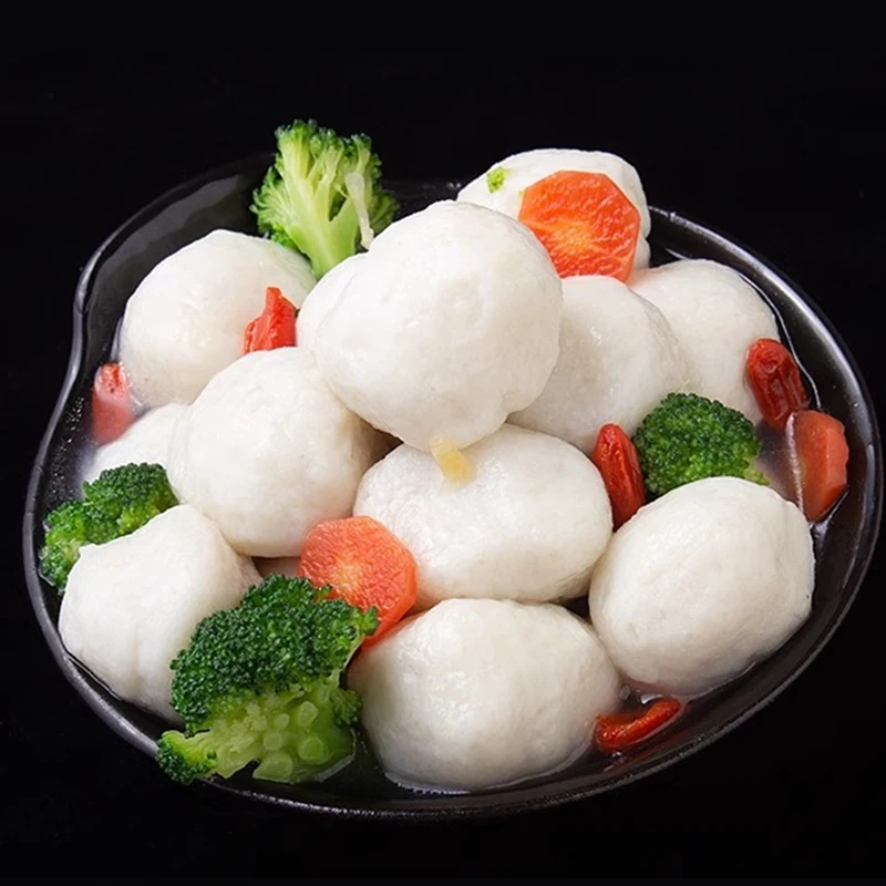 荆楚鱼丸嫩丸子火锅食材正宗草鱼皖鱼肉冷冻鱼肉丸300g*1包