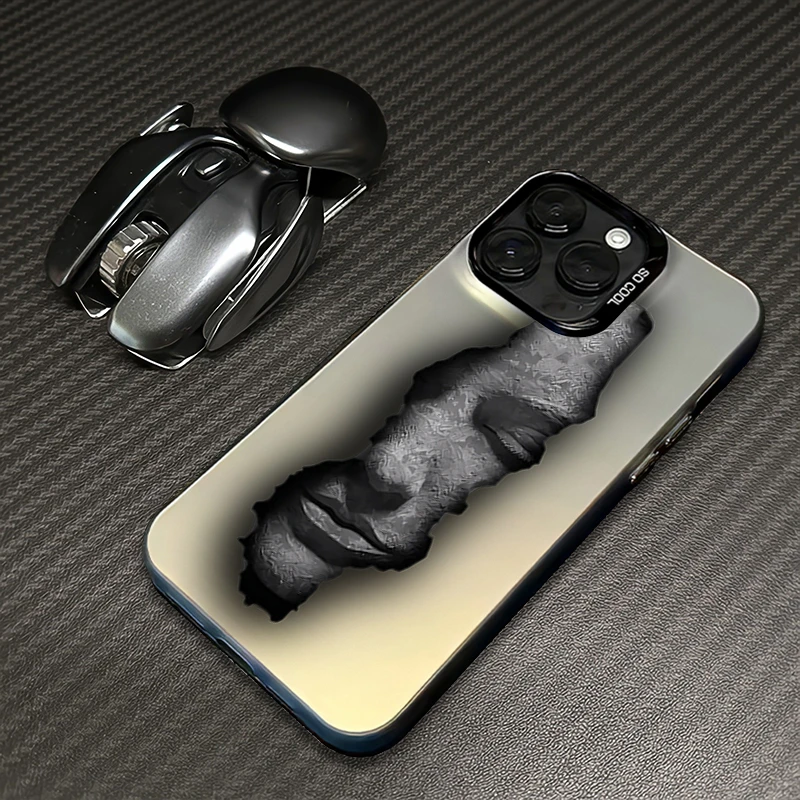 小众艺术适用iphone16手机壳15promax苹果14pro创意13套12/11高级