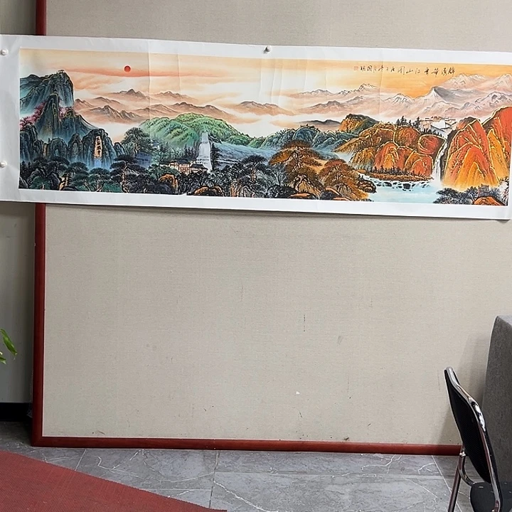 国画山水画作品手绘