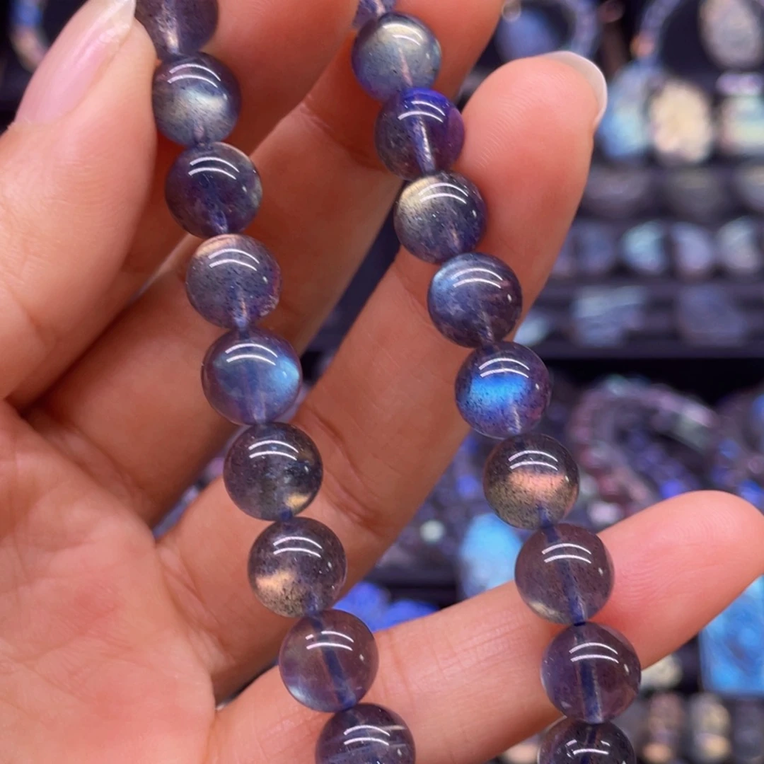 未镶嵌手串长石8.2左右