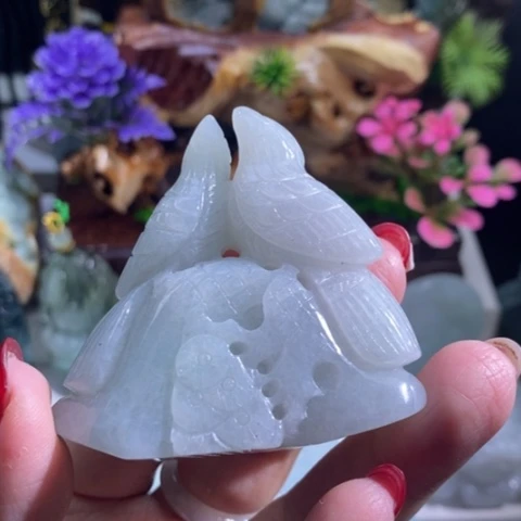 【闪购商品】颈饰未镶嵌翡翠喜鹊