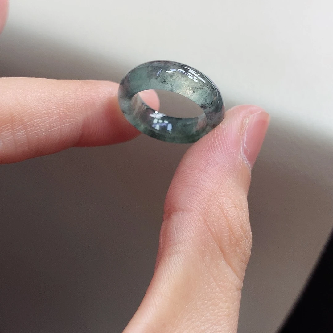 翡翠戒指未镶嵌6-7号