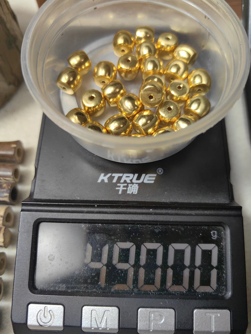 足金999光珠黄金手串