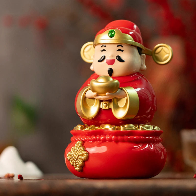 才申爷摇头居家公司摆件喜庆大号居家礼物摆设
