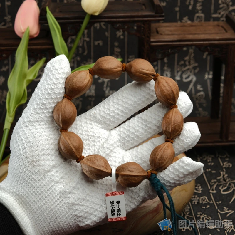 老树原生态橄榄核手串梅林铁核素串20/29