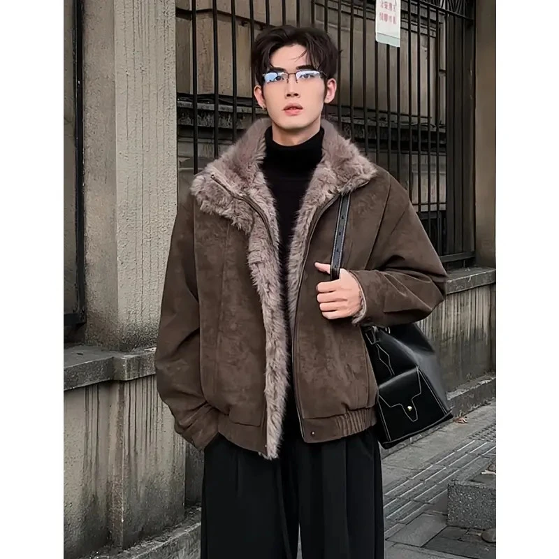 【整衣长毛内里】【舒适感你买去穿了就知道】冬季夹克男士外套座山雕