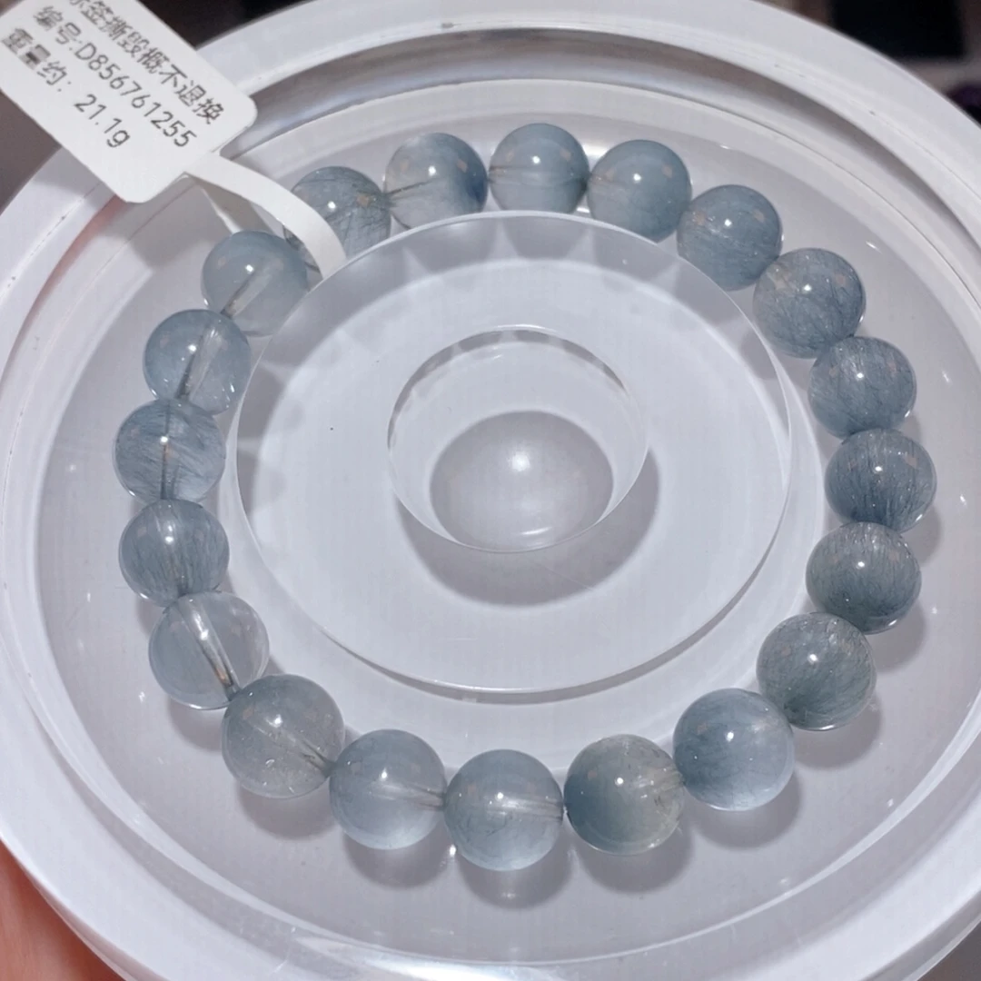 水晶手链未镶嵌F蓝兔毛9