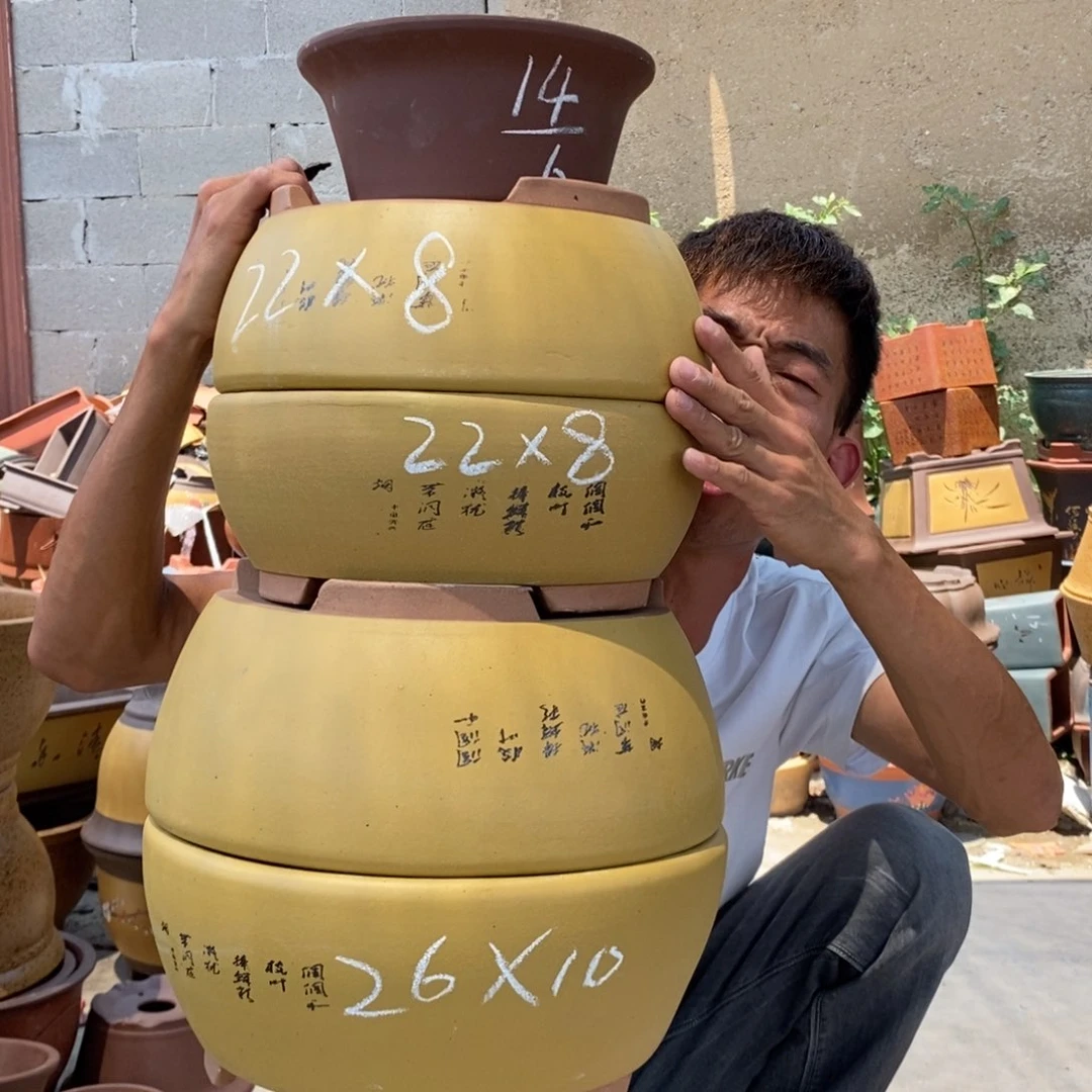 紫砂花盆紫砂壶的时候我就觉得