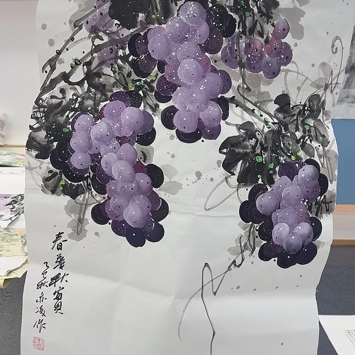 国画手绘国画作品