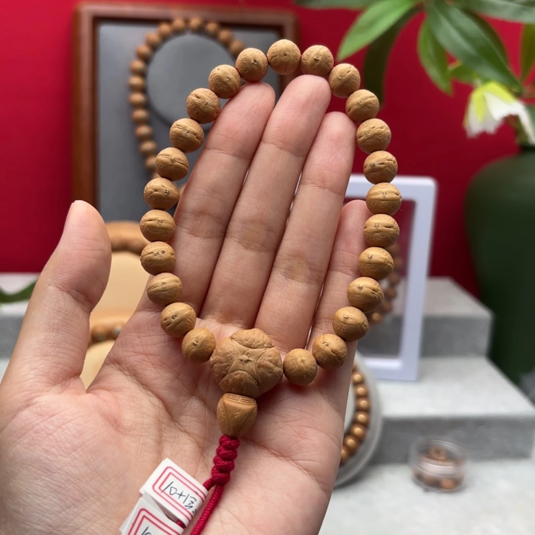 凤眼菩提手串帅****戒10+实心籽手串