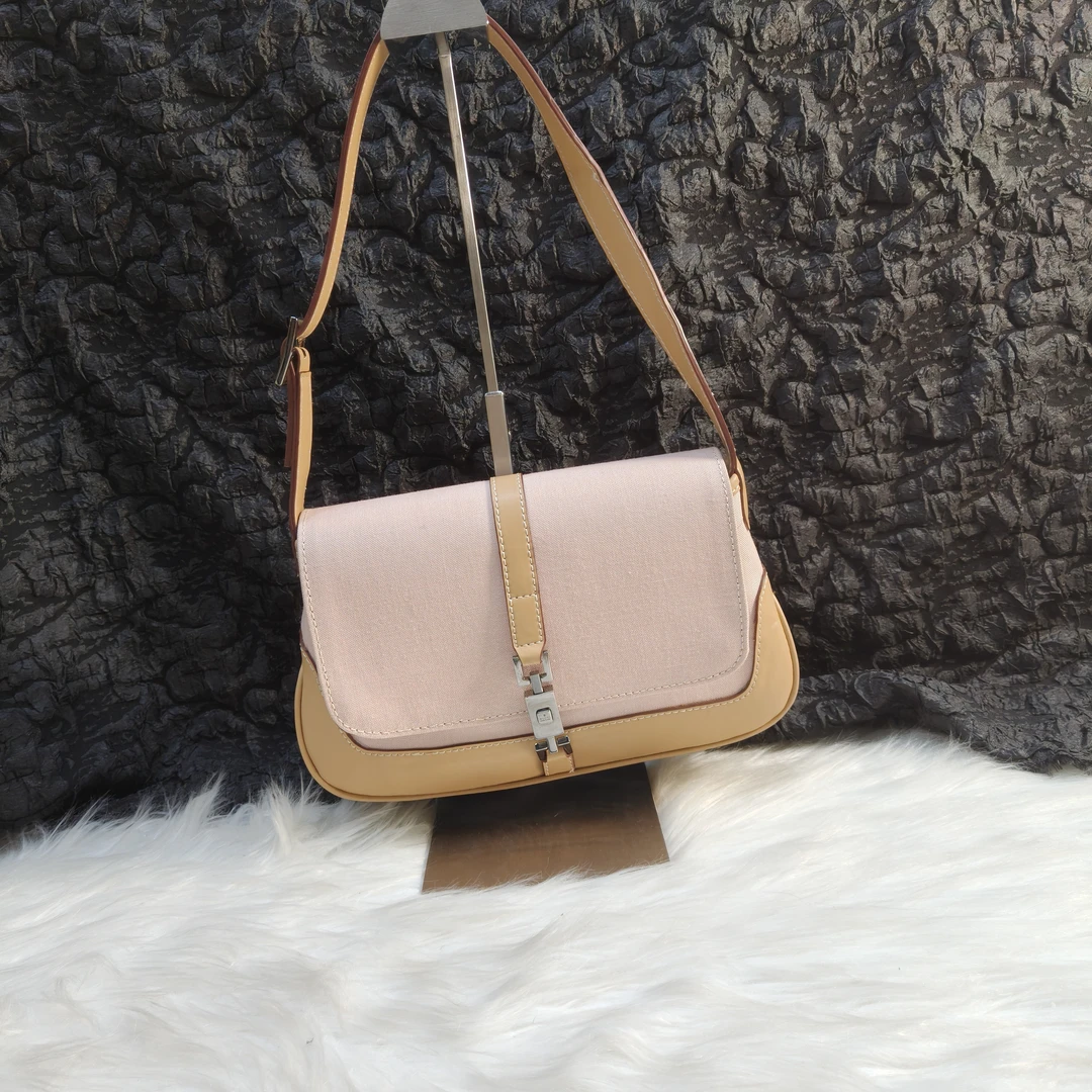 95新 GUCCI/古驰 大喜/古驰粉色小号单肩包