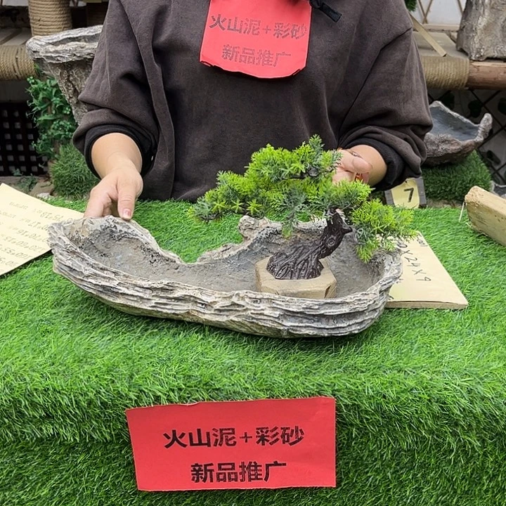 盆景异形花盆鱼缸p5-001
