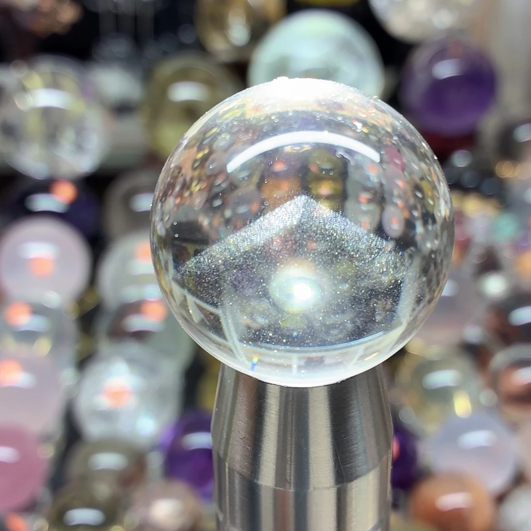 珠宝半成品水晶未镶嵌银山35