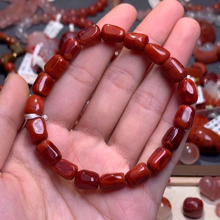 南红玛瑙未镶嵌珠宝半成品川料随行手串