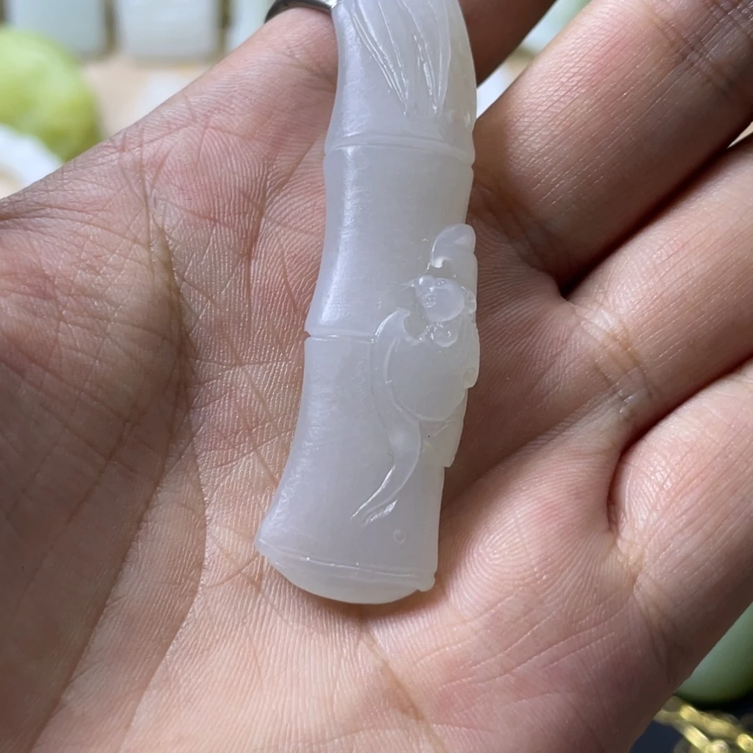 吊坠(不含链)未镶嵌和田玉