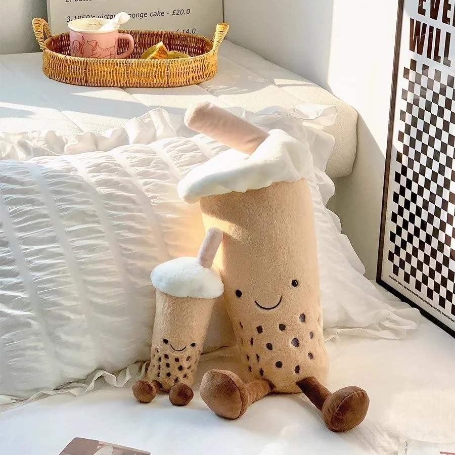 西藏包邮奶茶杯扛把子珍珠奶茶公仔毛绒玩具创意饮料可爱抱枕玩偶