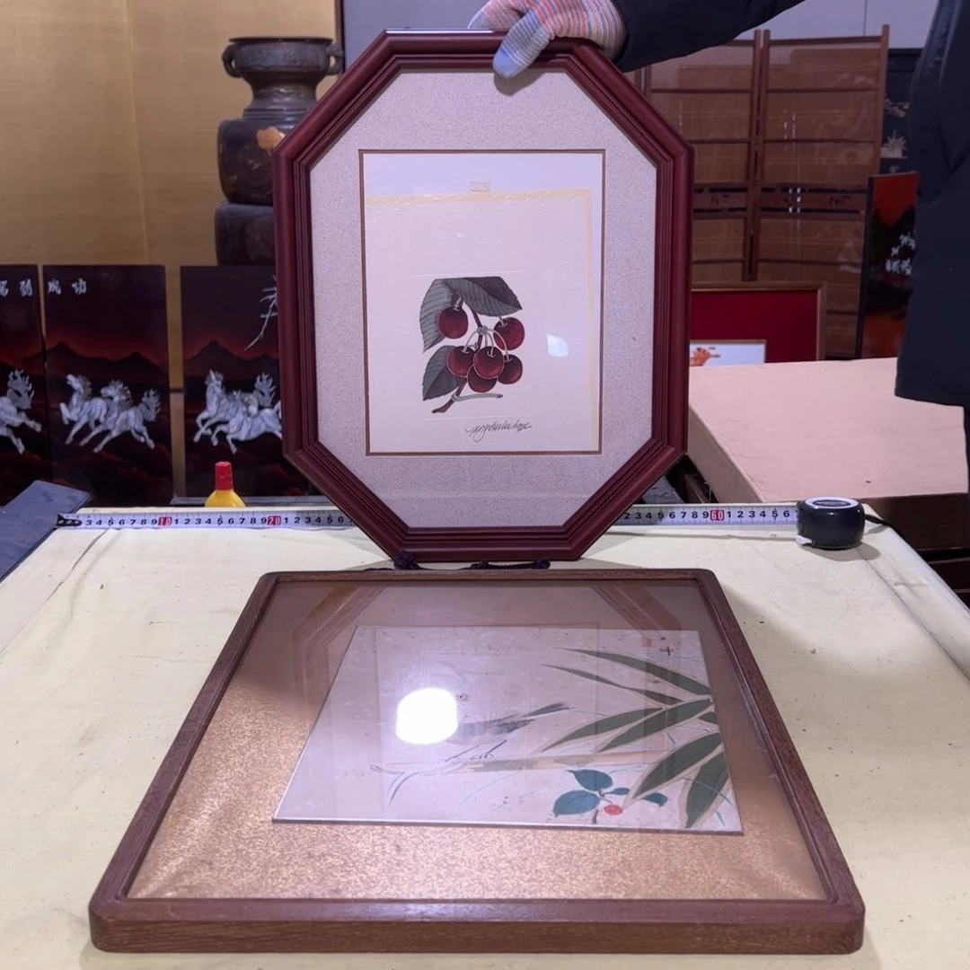 绘画云*屏风框画茶空间设计