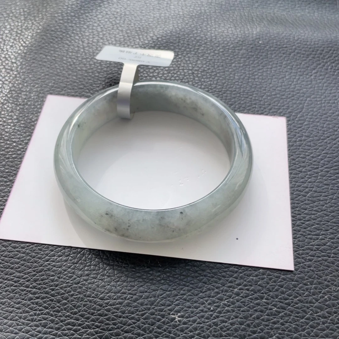 翡翠未镶嵌手镯42号57正圈