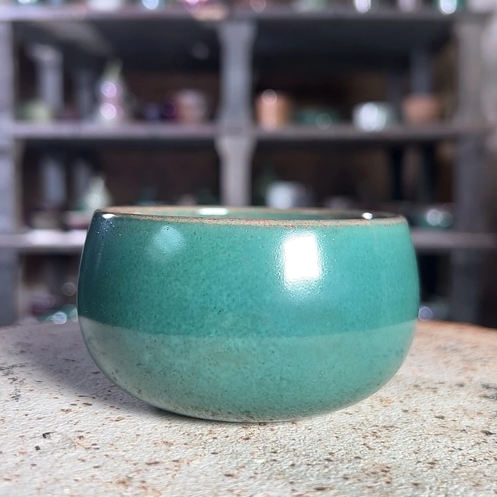 瓷片钧瓷小摆件杯子648