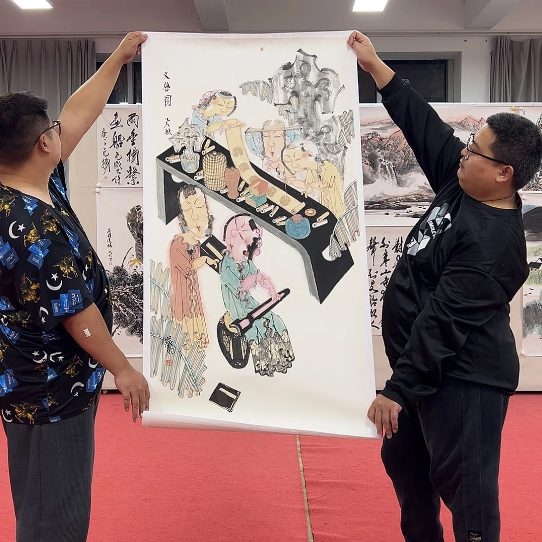 国画老师艺术精品