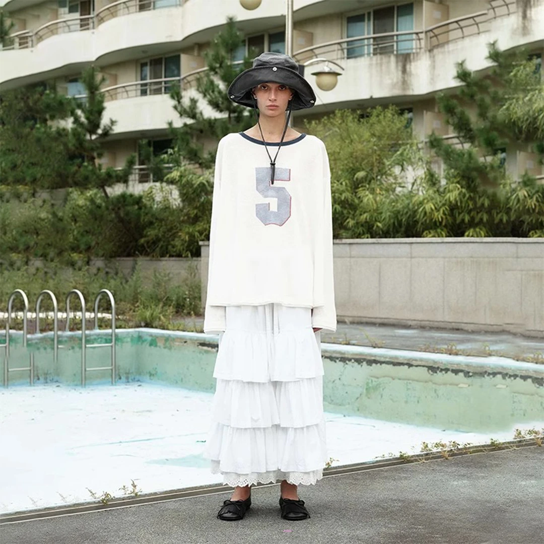 OPEN YY设计师品牌 5号亚麻长袖T恤 休闲 DSC买手店 BY5T05005