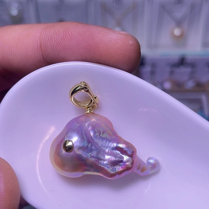 淡水珍珠颈饰合金69