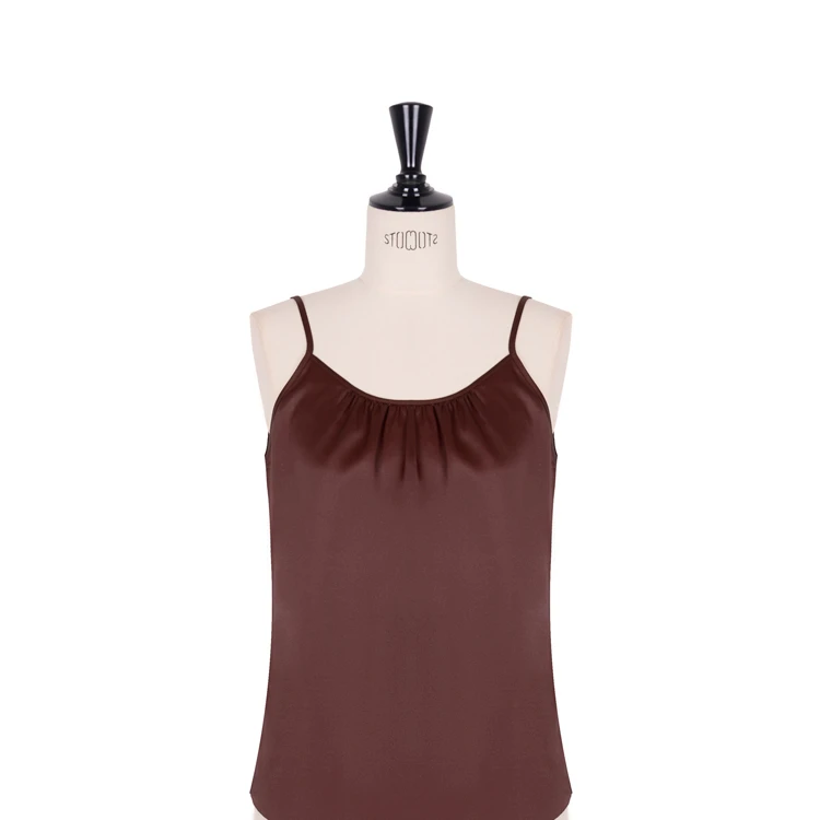 【夏风】百搭舒适香云纱红云纱吊带背心CD2167825