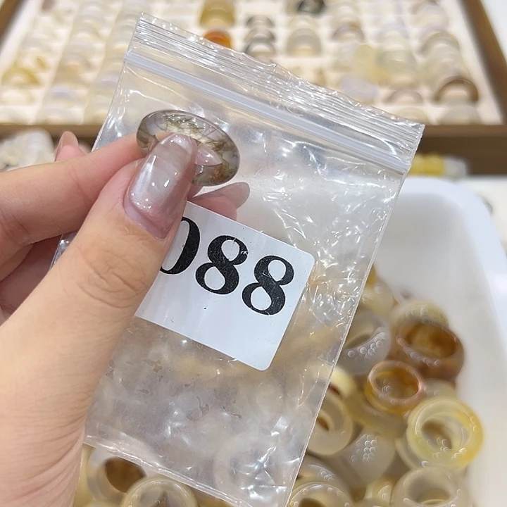 玛瑙/玉髓戒指合金88港14