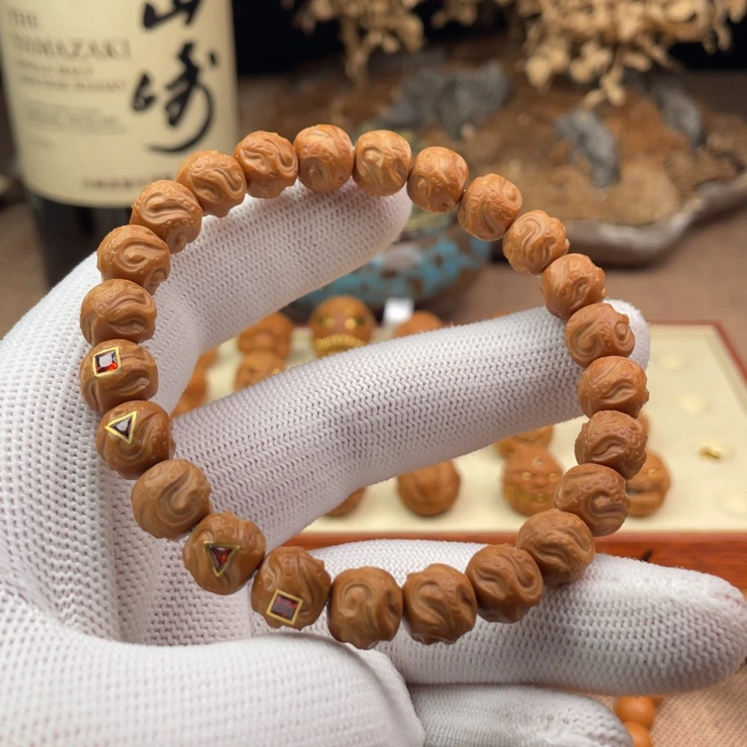 把件猴头核桃任*y猴头