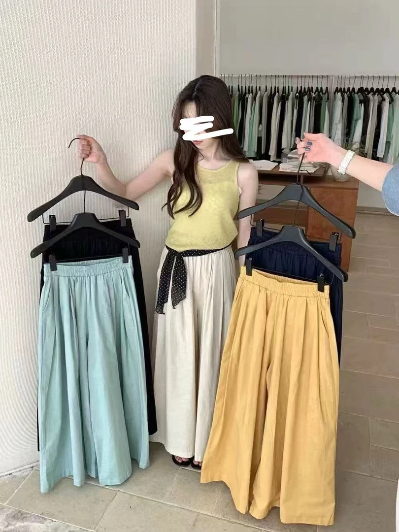 小妳XiaoNi———（新款夏松紧休闲裤2520304）