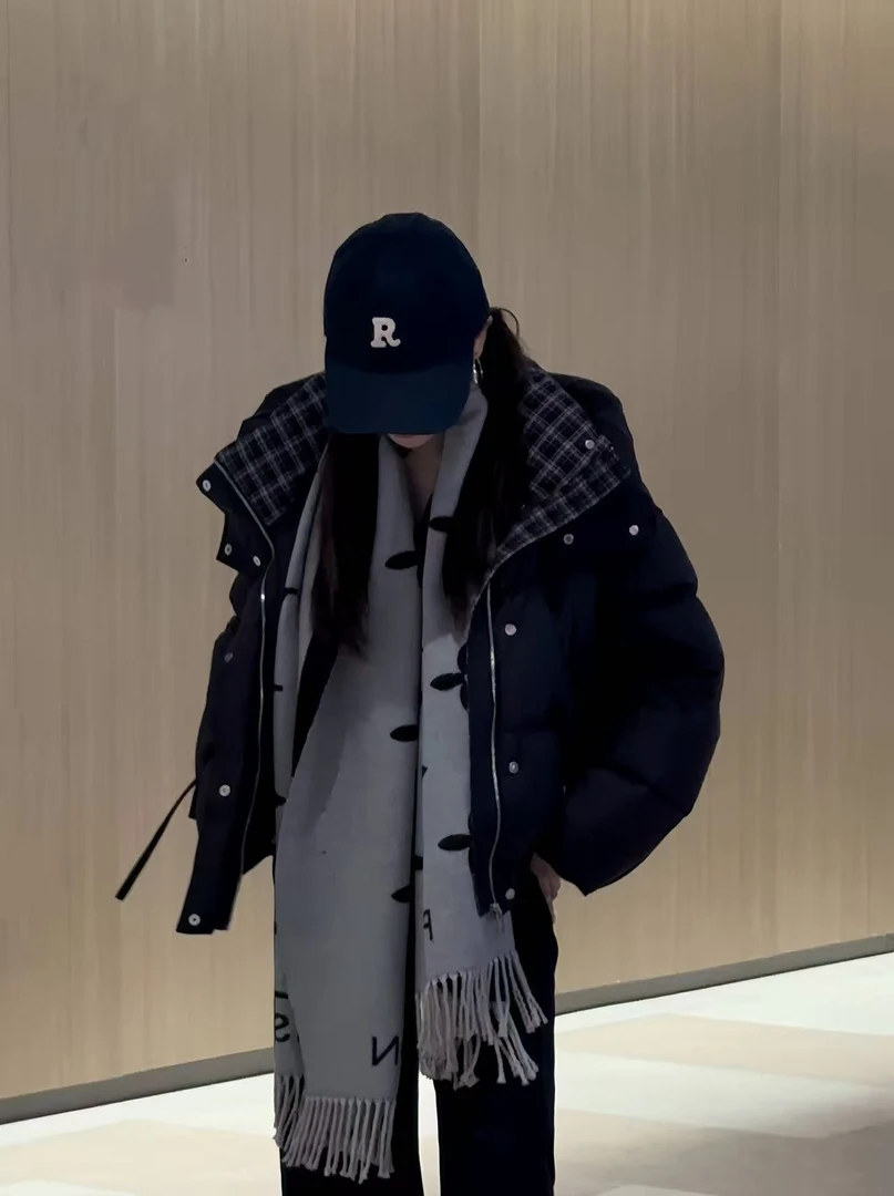 DUMO-25年新款定制翻领气质白鸭绒羽绒服百搭女25054 JZ